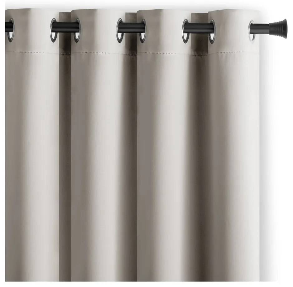 Bézs sötétítő függöny 140x270 cm Eyelets – Restilo
