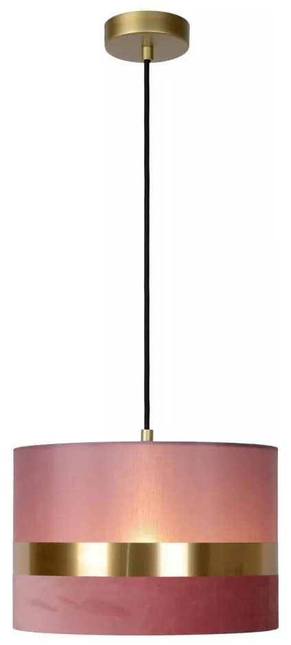 Lucide 10409/01/66 - Csillár zsinóron EXTRAVAGANZA TUSSE 1xE27/60W/230V rózsaszín