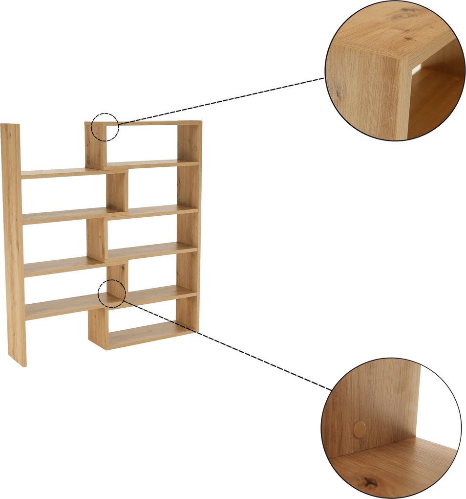 Polcrendszer, artisan tölgy, KLOE II