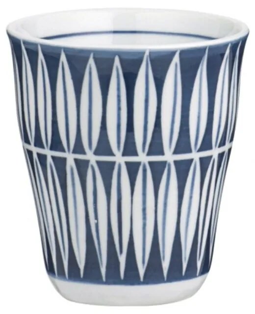 Skagen leaf bögre, kék kerámia