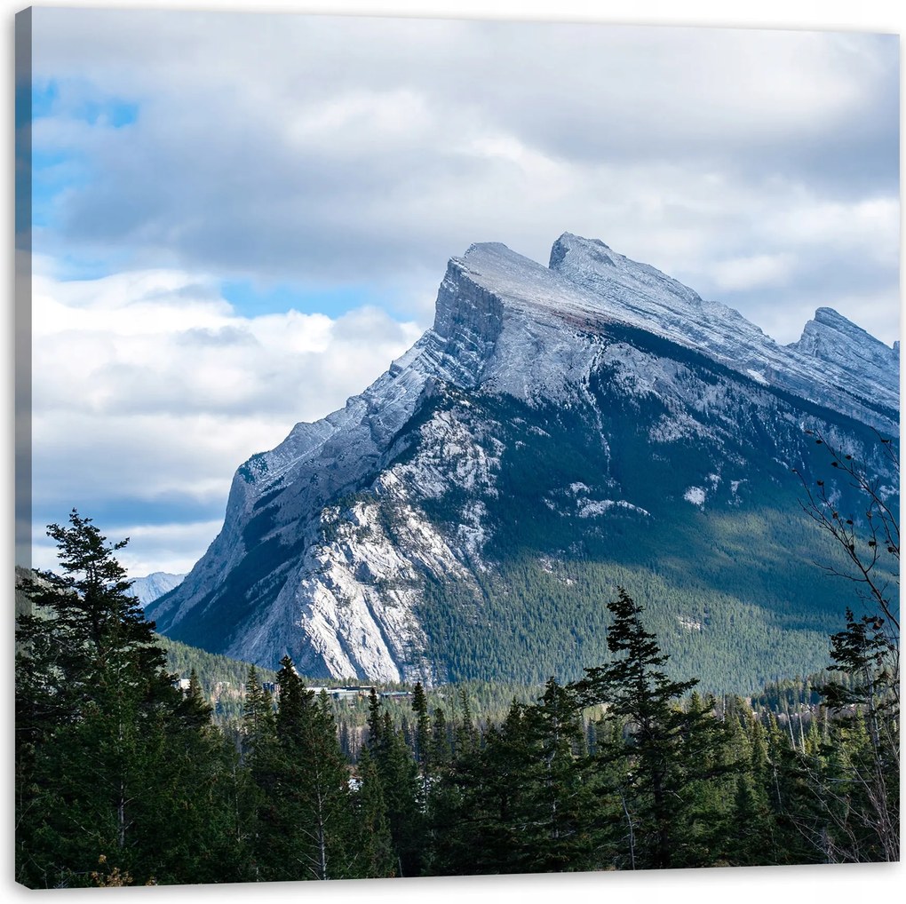 Vászonkép Természet Fenséges hegycsúcsok 60x60 cm