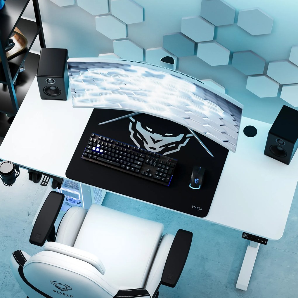 Diablo X-Tensio Állítható Magasságú Íróasztal 1400 Fehér