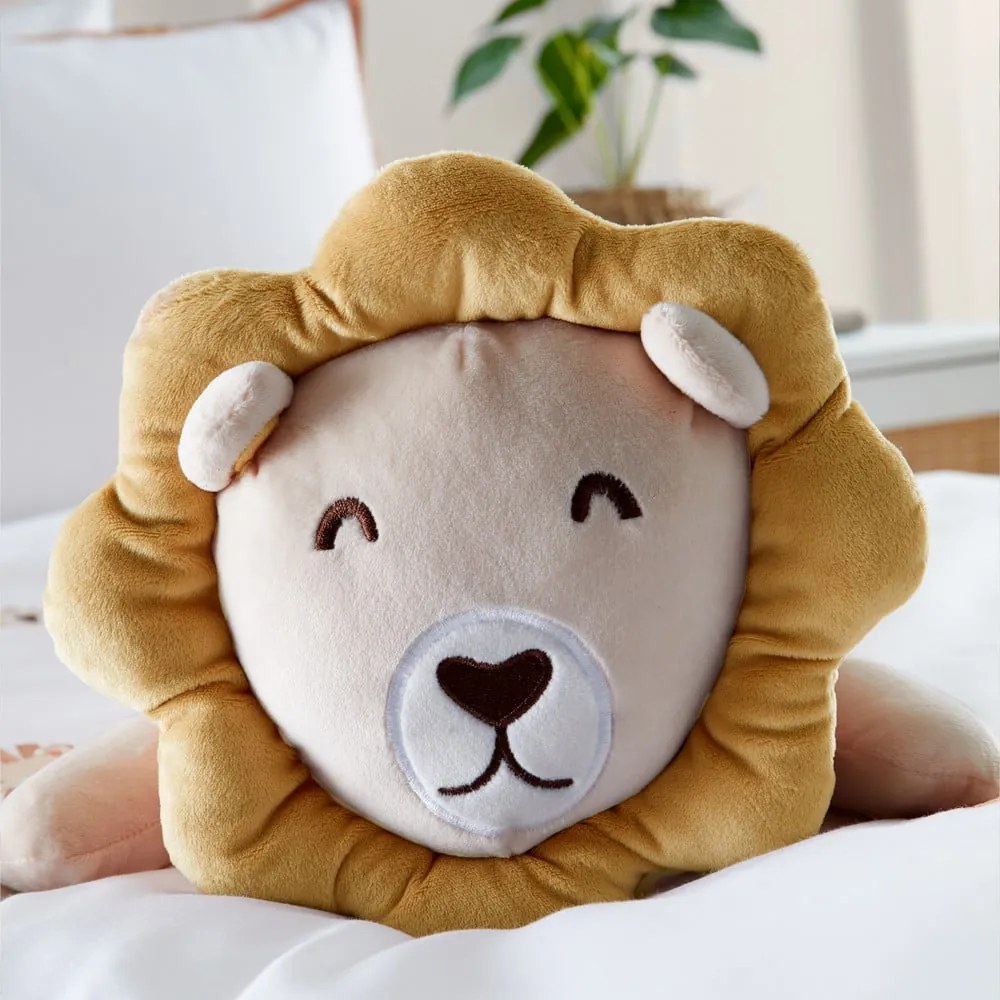 Mikroplüss gyerek párna Lion – Catherine Lansfield