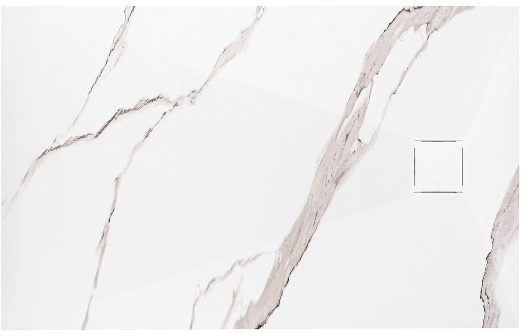 Zuhanytálca Magnum CARRARA WHITE 80x100