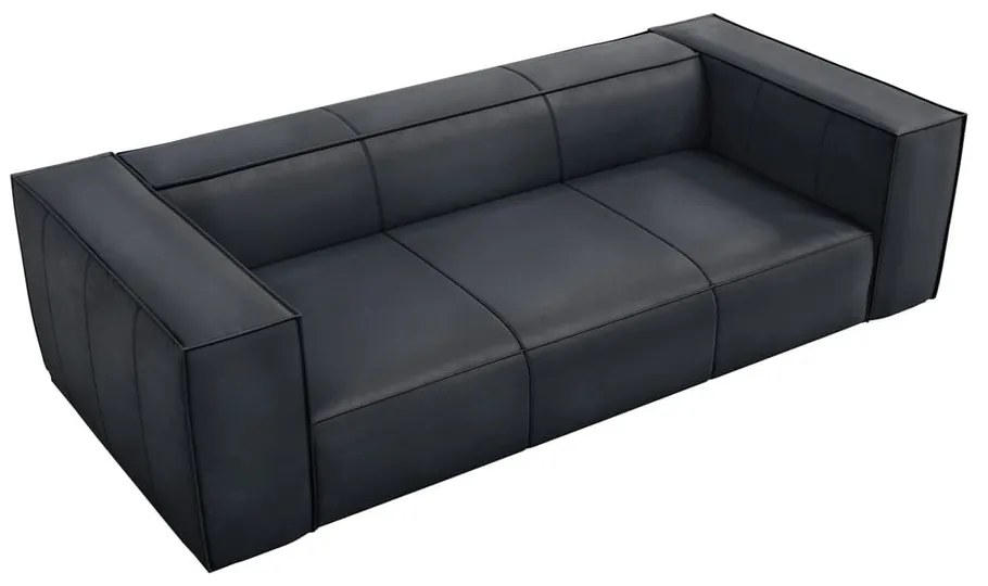Sötétkék bőr kanapé 227 cm Madame – Windsor &amp; Co Sofas