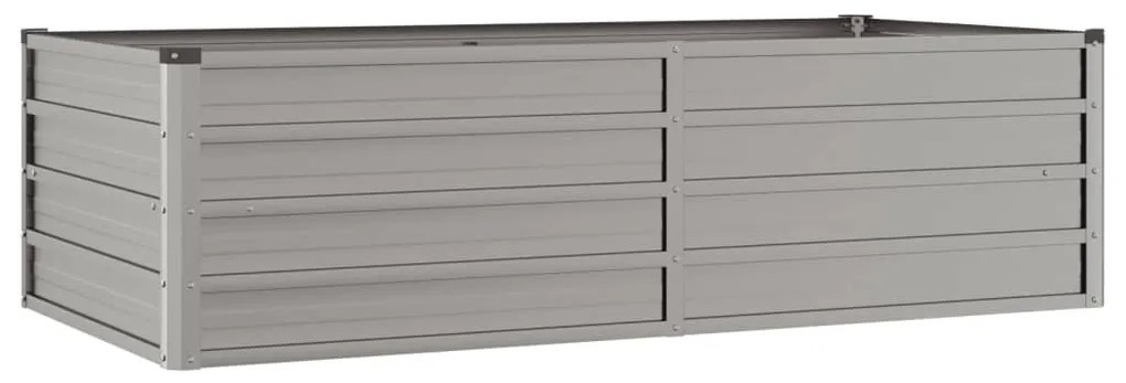 rozsda színű corten acél kerti magaságyás 160 x 80 x 45 cm