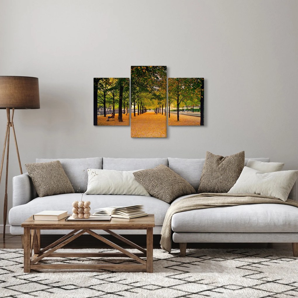Egy kép az őszi fák sikátorából (90x60 cm)