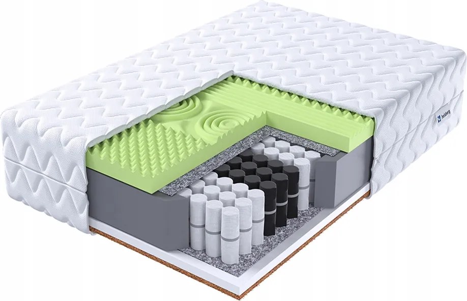 Masszírozó zsebes matrac Asta Max 140x200 Hr kókusz Heisberg