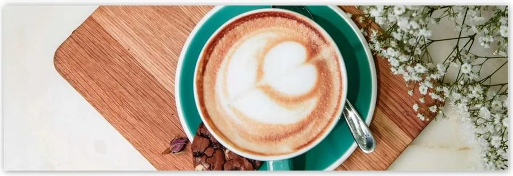 Poszterek 200x66 Cukormentes kávé Fitt leszek