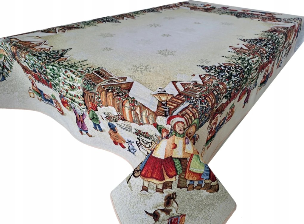 140x240 cm Abrosz karácsonyi gobelin Különböző karácsonyi Minták