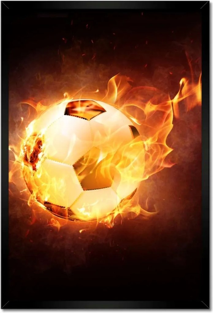 Poszterek keretben 40x60 A labda lángra lobbantja az elmét