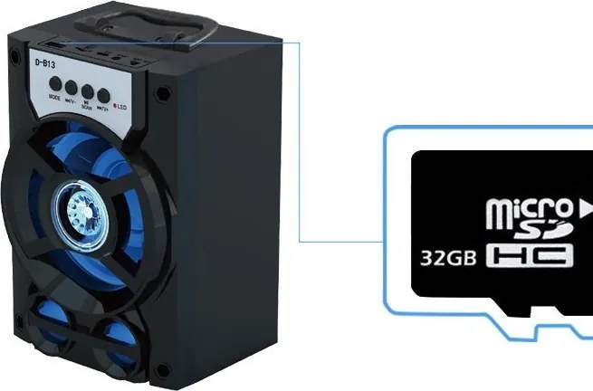 Daddy 518 Bluetooth hangszoró - Légy te a bulicsászár ,kis méret ,tökéletes hangzás, vezetéknélküli kapcsolat! RAM-MD344