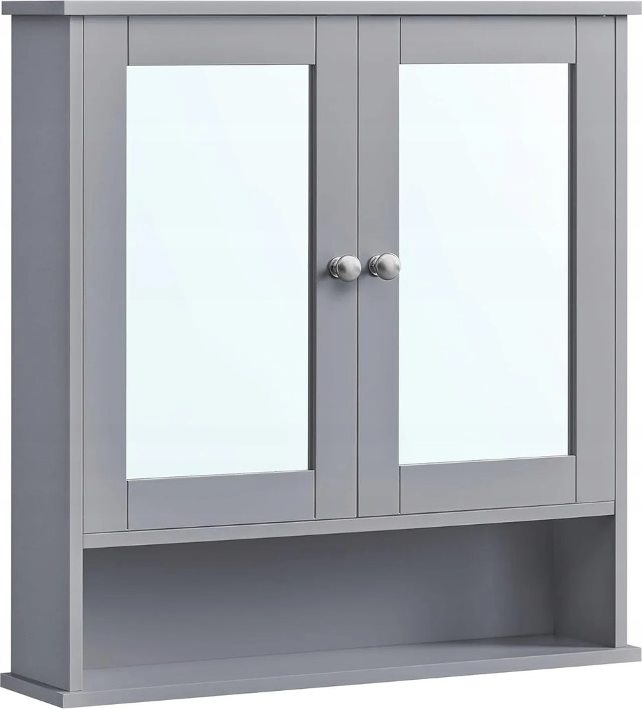 Akasztós szekrény Songmics Szürke