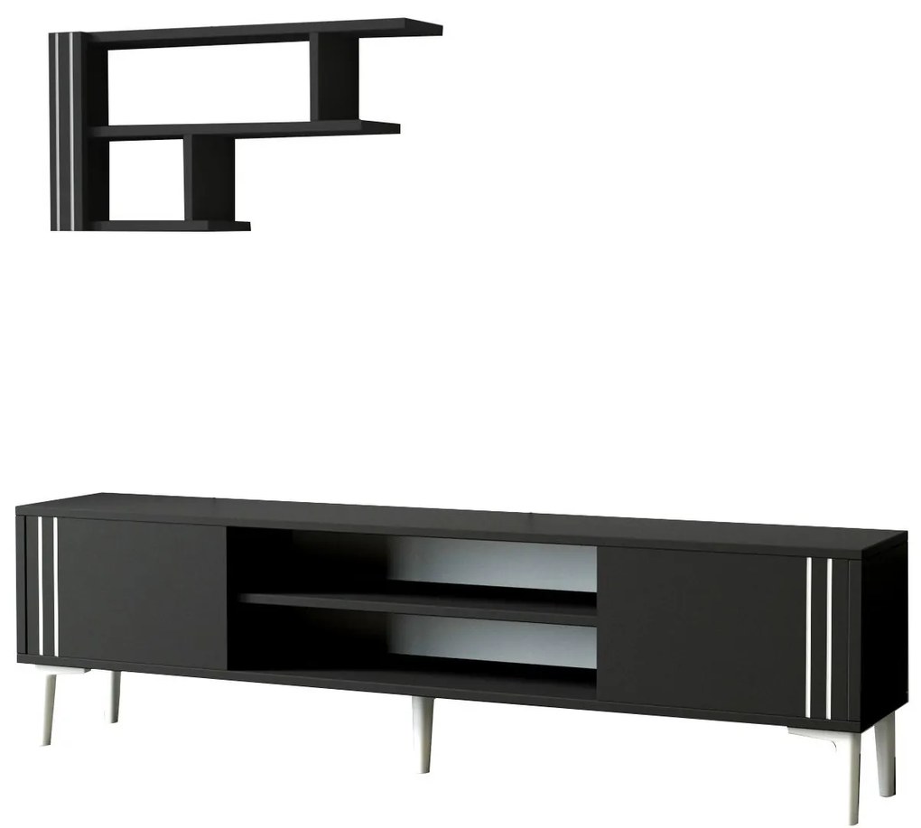 Nappali fal Snowden set (antracit) . 1102582