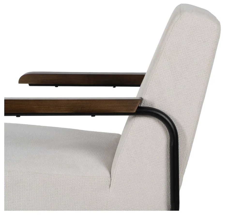 Bézs zsenília fotel Industra – Ixia