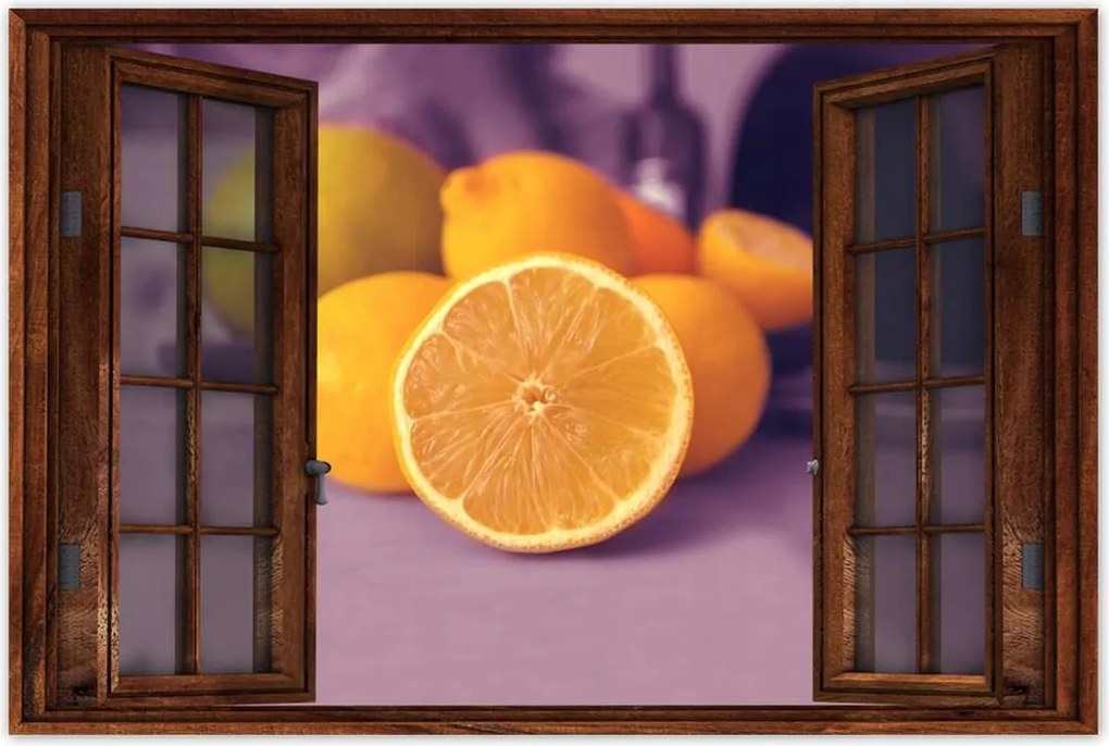 Poszter 60x40 Citrom lila