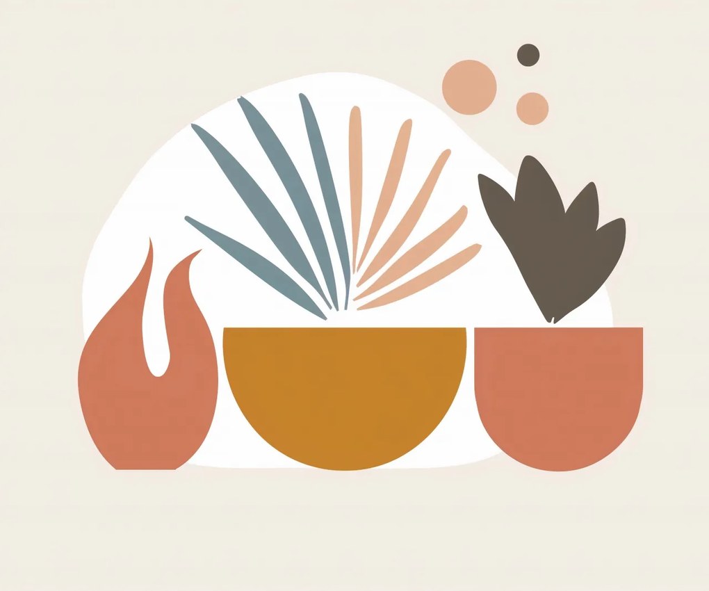 Poszter 60x50cm Növénypaletta