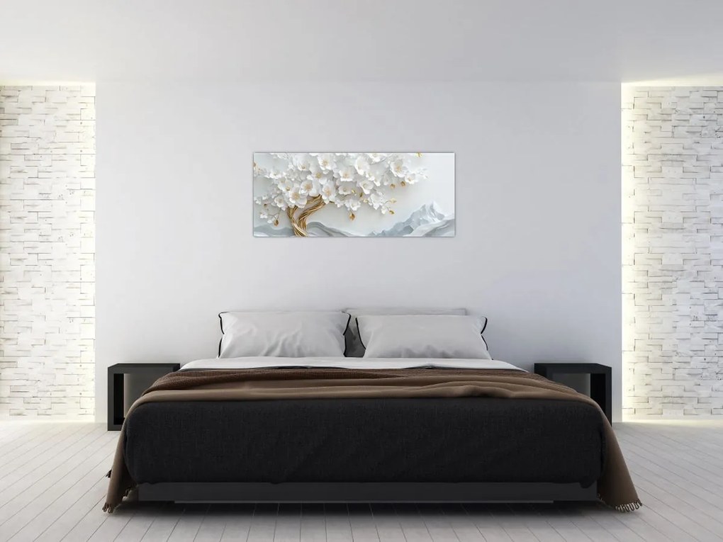 Kép – 3D elegáns életfa (120x50 cm)