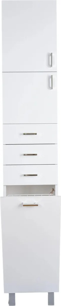 Viva STYLE fürdőszobai ÁLLÓSZEKRÉNY 192 magas szennyestartós - BALOS - 35 x 33 x 192 cm