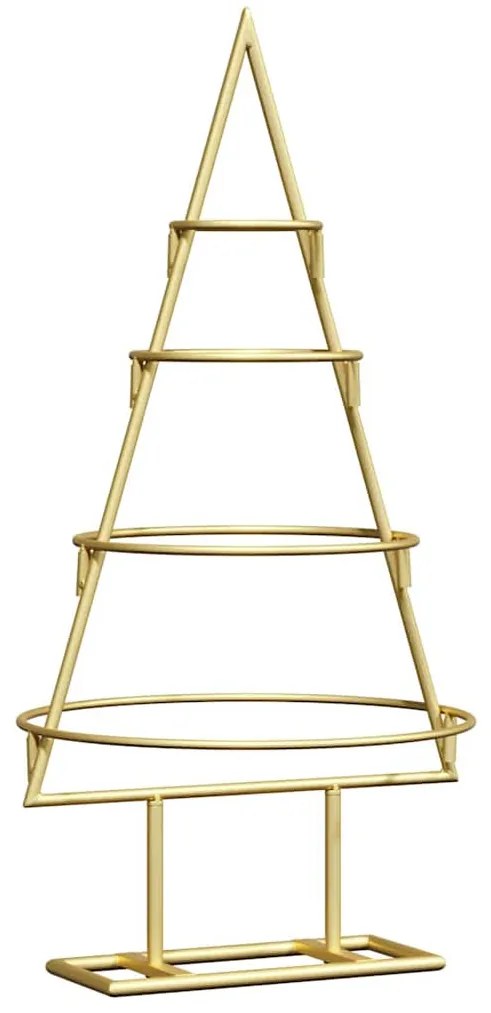 Fém karácsonyfa állvánnyal Arany 60 cm Porszórt Acél