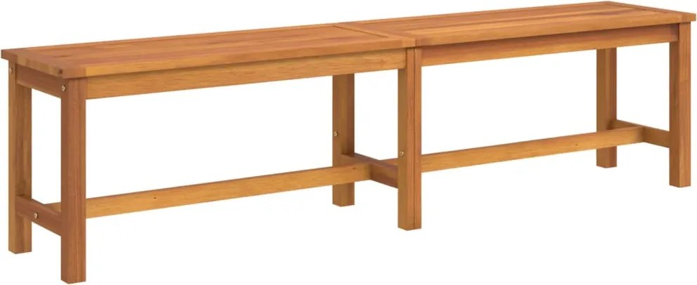 vidaXL tömör akácfa kerti pad 180 x 35 x 45 cm