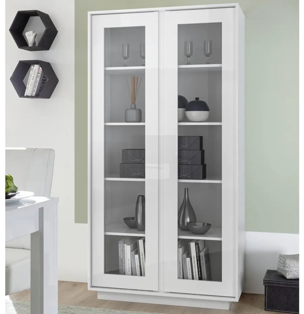 SERIAN fiókos komód, fehér