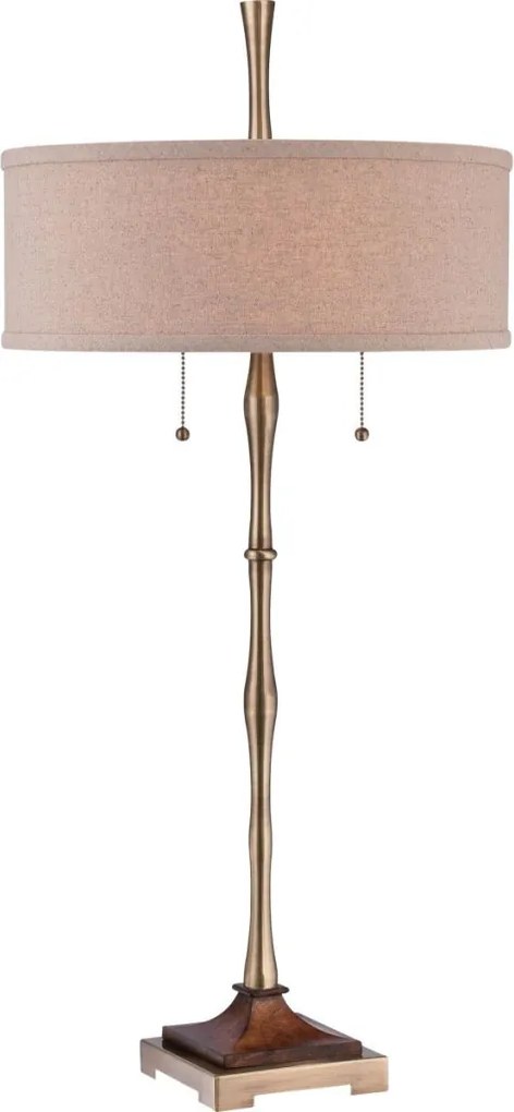 Quoizel HICKMAN QZS-CKHM1879T Asztali lámpa 2x60W/E27