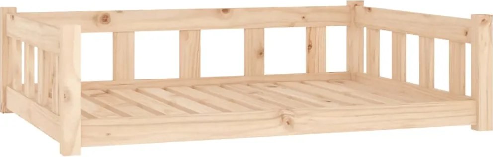 vidaXL tömör fenyőfa kutyafekhely 105,5 x 75,5 x 28 cm