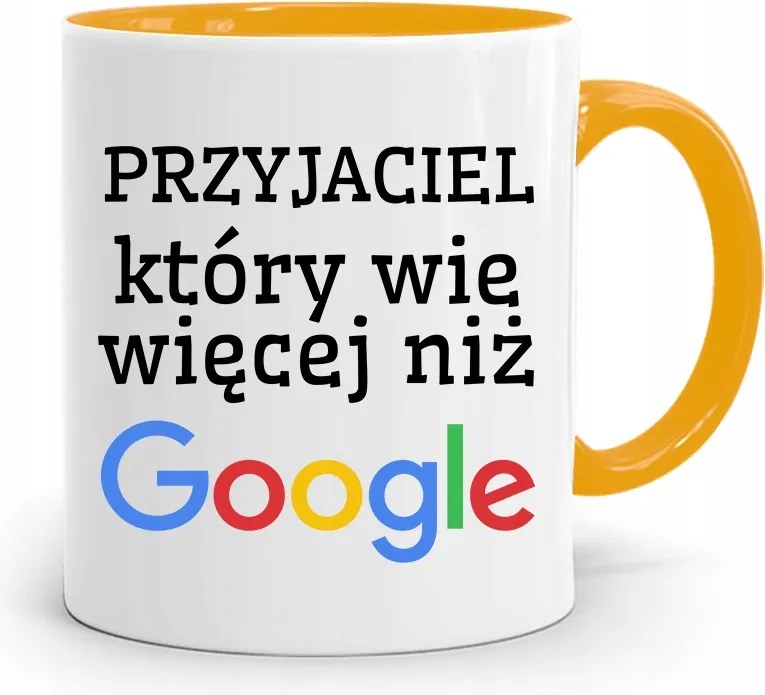 Sárga Bögre Barátnak Többet Tud, Mint A Google fényképes nyomtatással