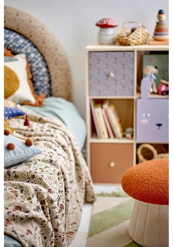 Natúr színű paulownia gyerek könyvespolc 55x89,5 cm Calle – Bloomingville Mini