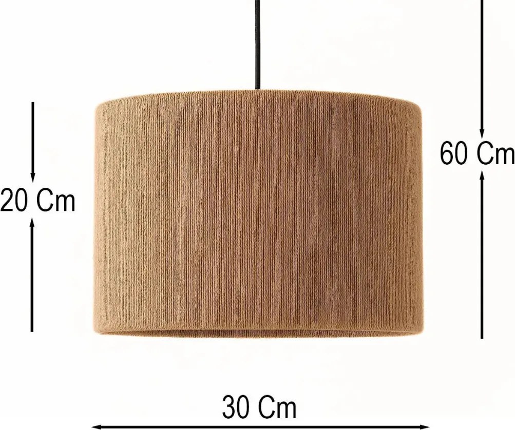 Fém függőlámpa, Ø30 cm – BK082