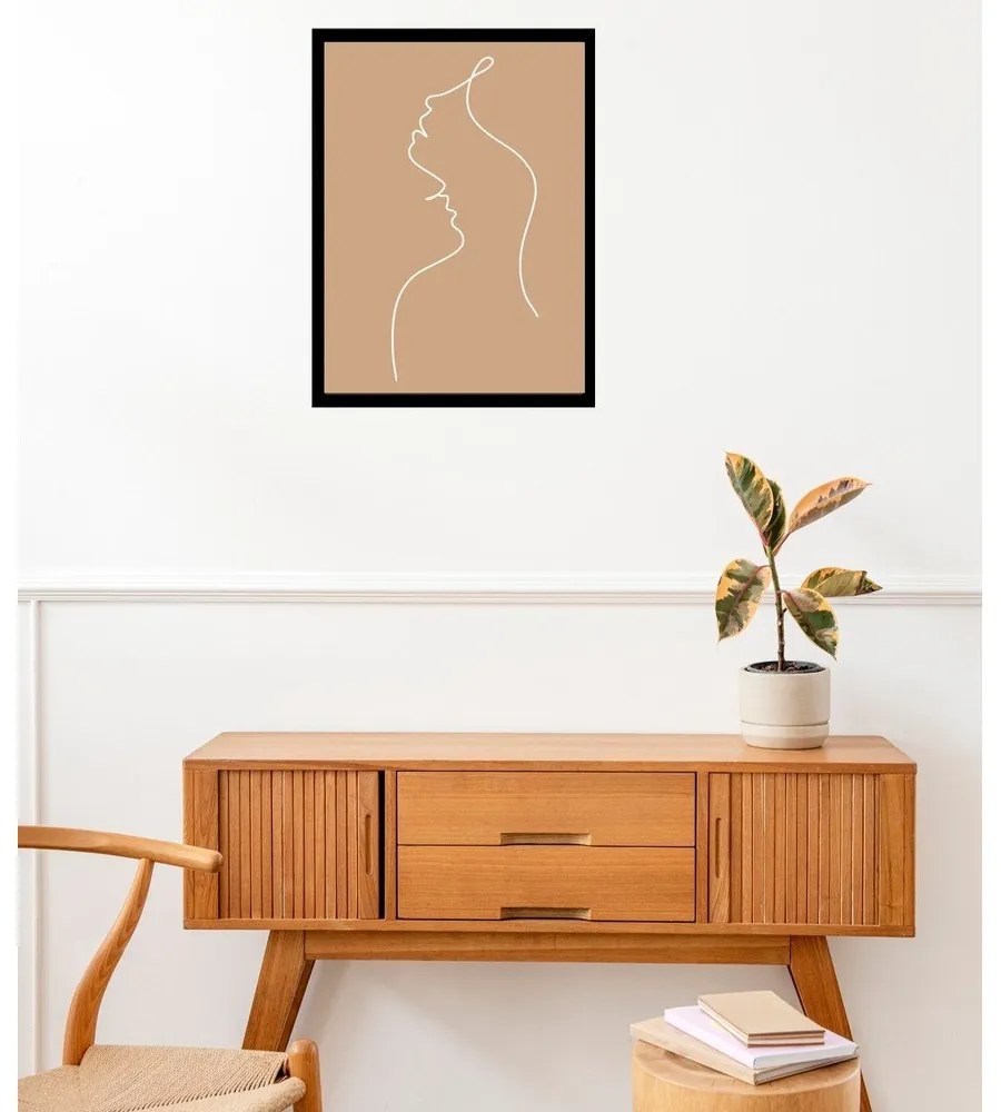 Poszter 29x41 cm Lovers Line Art – Veronika Boulová