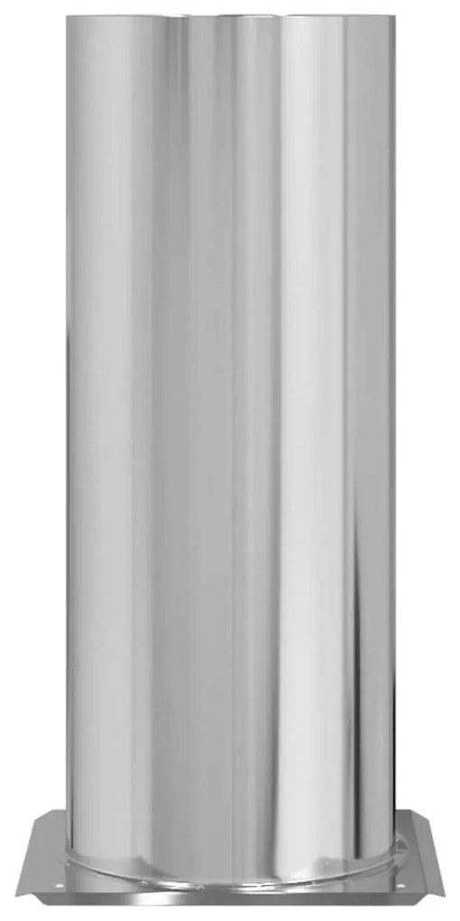 Kémény fej kiterjesztés Ezüst 31 x 31 x 50 cm Rozsdamentes acél