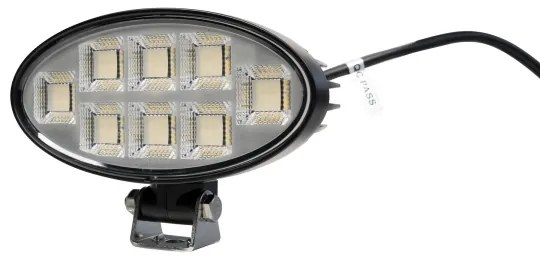 LED Autós spotlámpa BLACK LED/160W/10-30V IP69 5700K ovális
