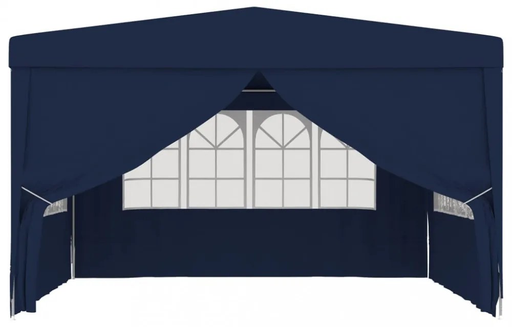 kék rendezvénysátor oldalfalakkal 4 x 4 m 90 g/m²