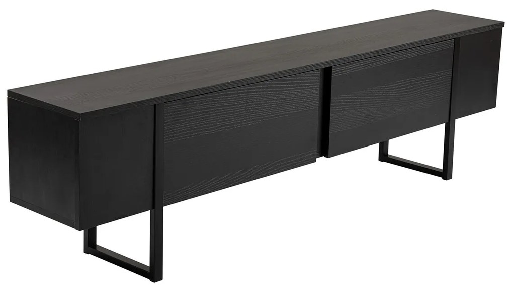 TV asztal Serenity Wood Fekete