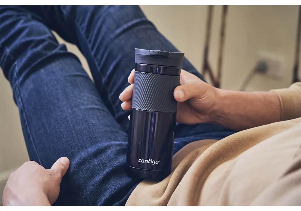 Contigo Byron 590 ml fekete termosz, 590 ml