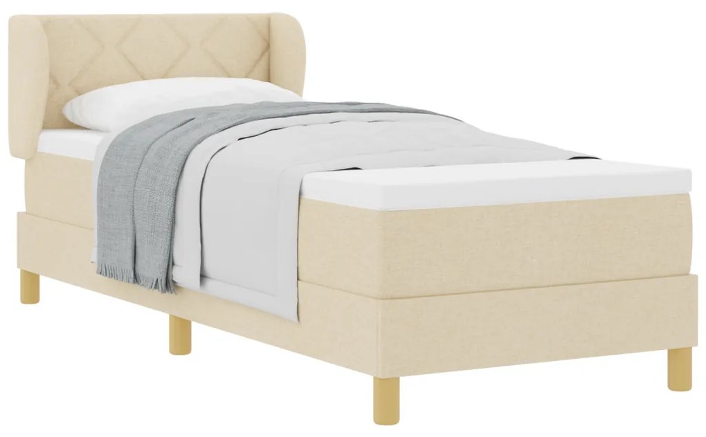 Boxspring Ágy Matrac Különböző Színben - 80x200 cm, Szövet