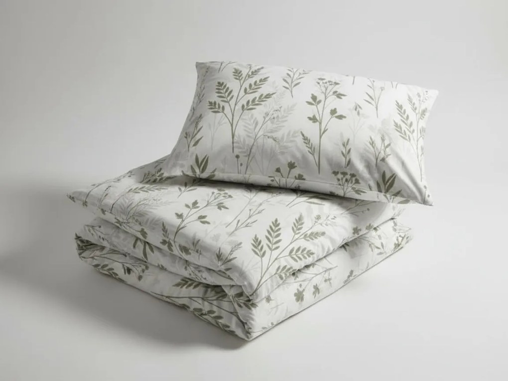 LEAFORA huzat kiságyra renforcé pamutból, fehér Ágyneműhuzat mérete: 45 x 65 cm | 90 x 140 cm