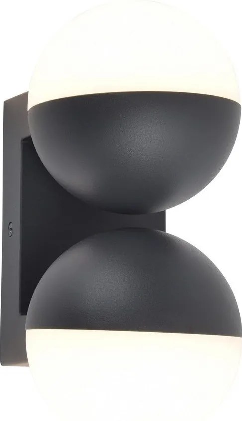 LUTEC 5138003118 LOOMA Modern Kültéri Fali Lámpa Szürke LED IP44