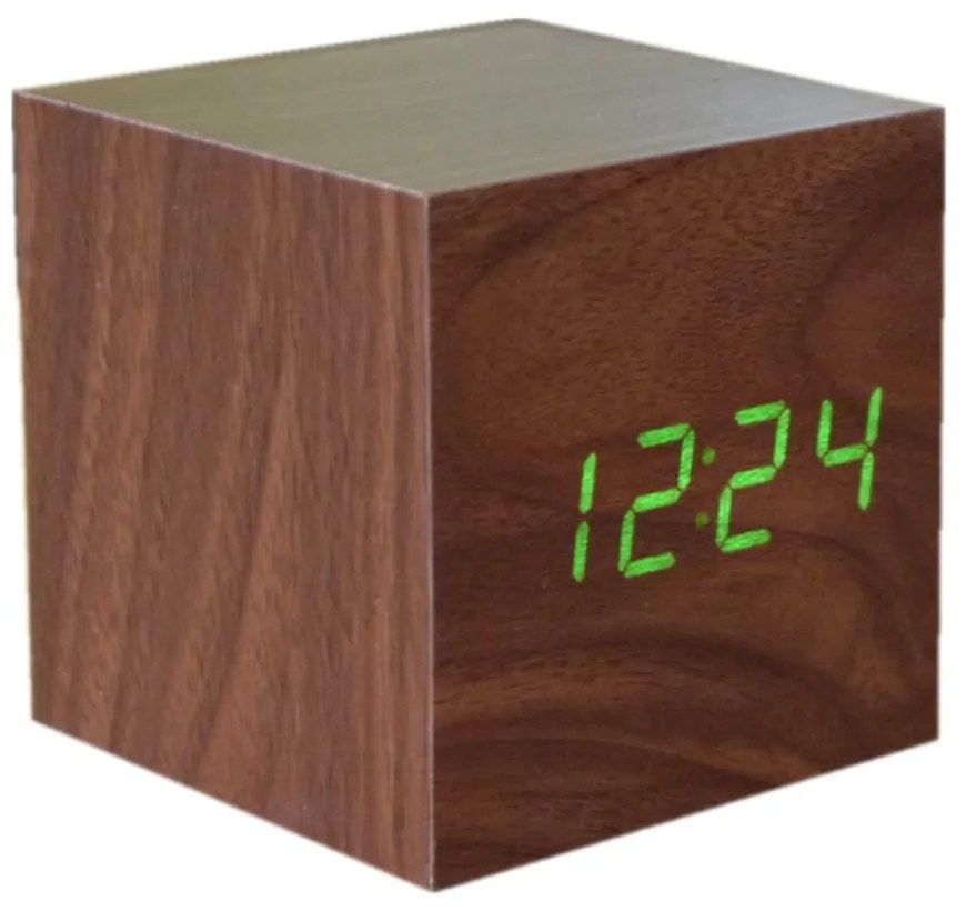 Digitális ébresztőóra Cube Click – Gingko
