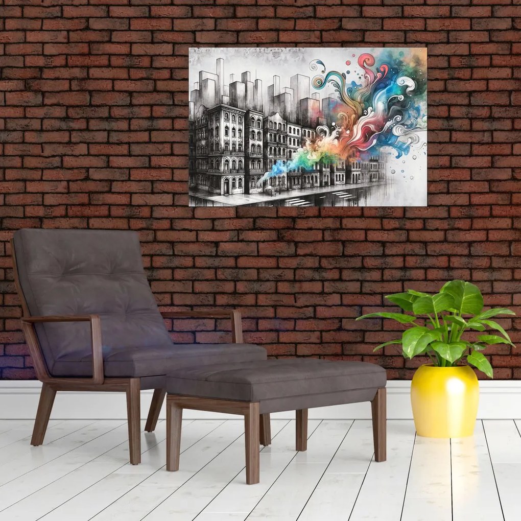 Kép - Ipari élet (90x60 cm)