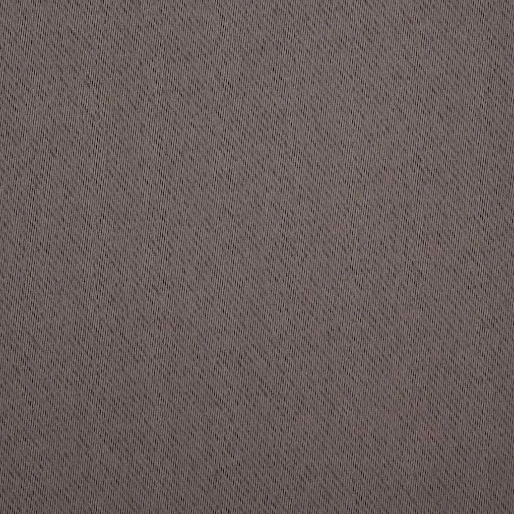 Függönyök függönyökkel 2 pcs sötétbarna 225x140cm Poliészter