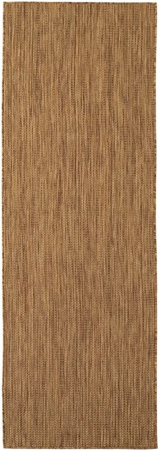 Barna kültéri-beltéri futószőnyeg 80x250 cm Mira 1450 – Ayyildiz Carpets