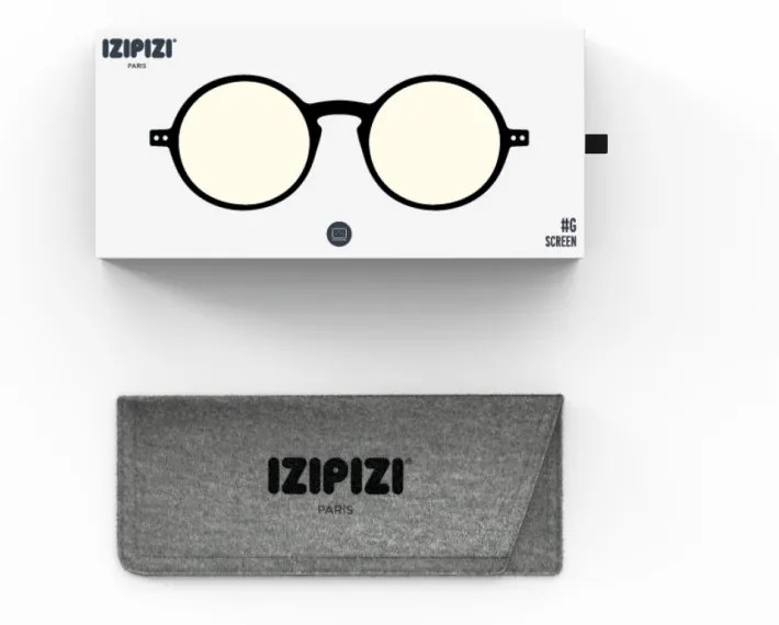IZIPIZI KEREK G monitor szemüveg, fekete