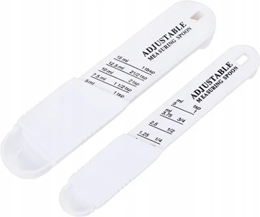 2x Konyhai Mérőkanál Állítható Mérőkanál Állítható Súly