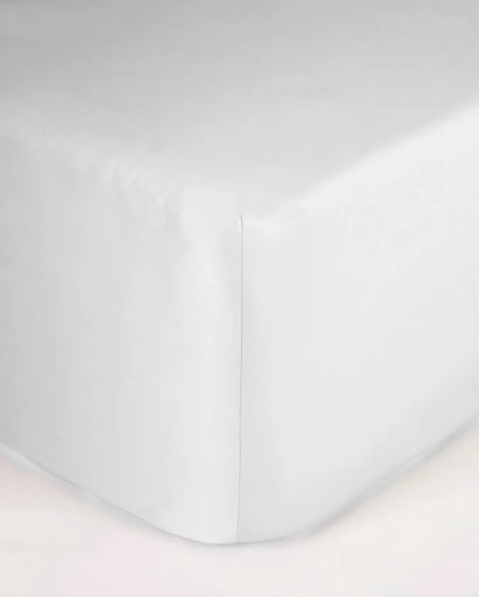 Fehér szatén lepedő gumis derékrésszel 200x200 Maro Home