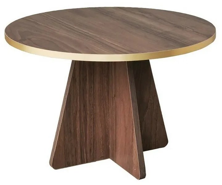 Mushroom Gold and Walnut konferenciaasztal