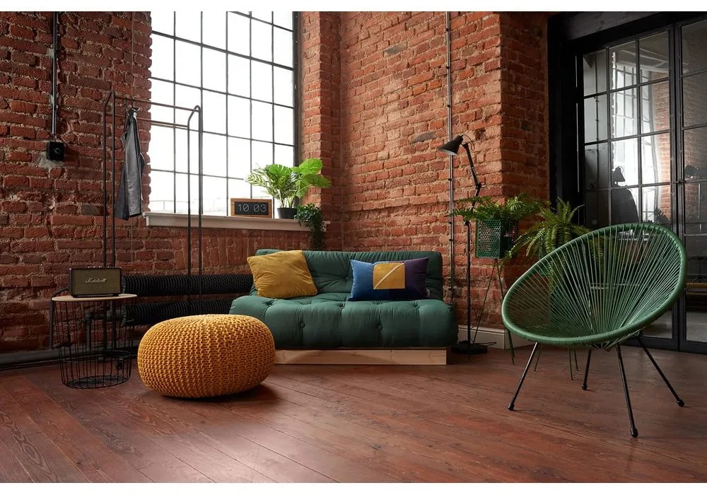 Roots szürke kinyitható kanapé 140 cm - Karup Design