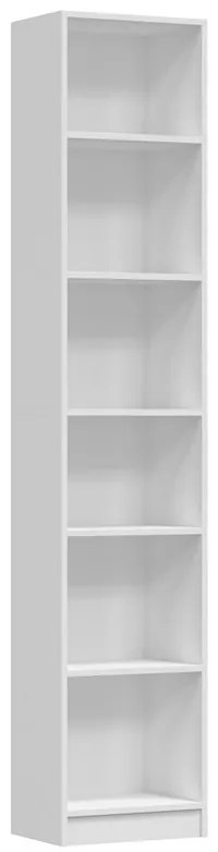 PAFOS W40 polcos szekrény, 40x29x200 cm, fehér